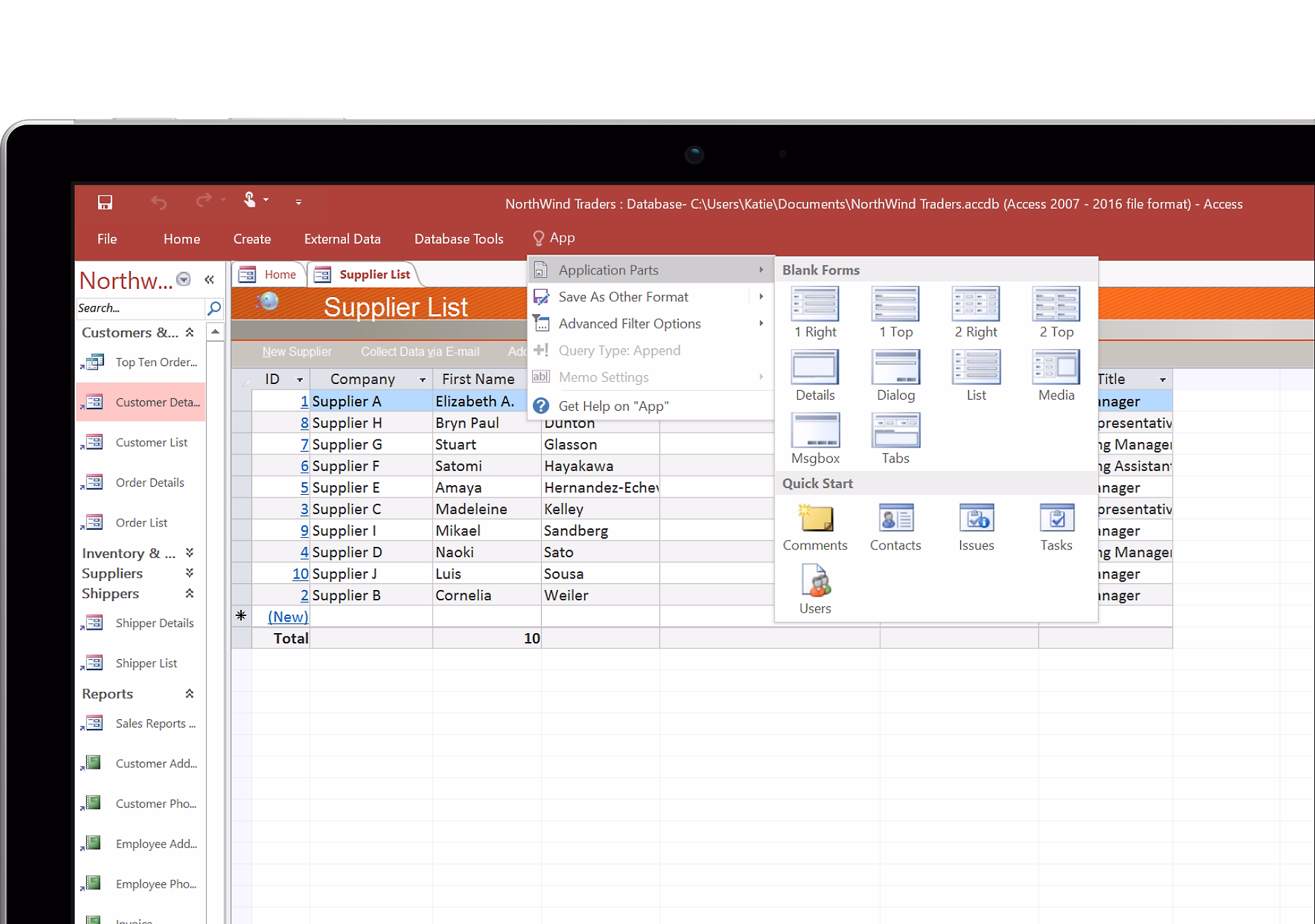 Microsoft Access DB