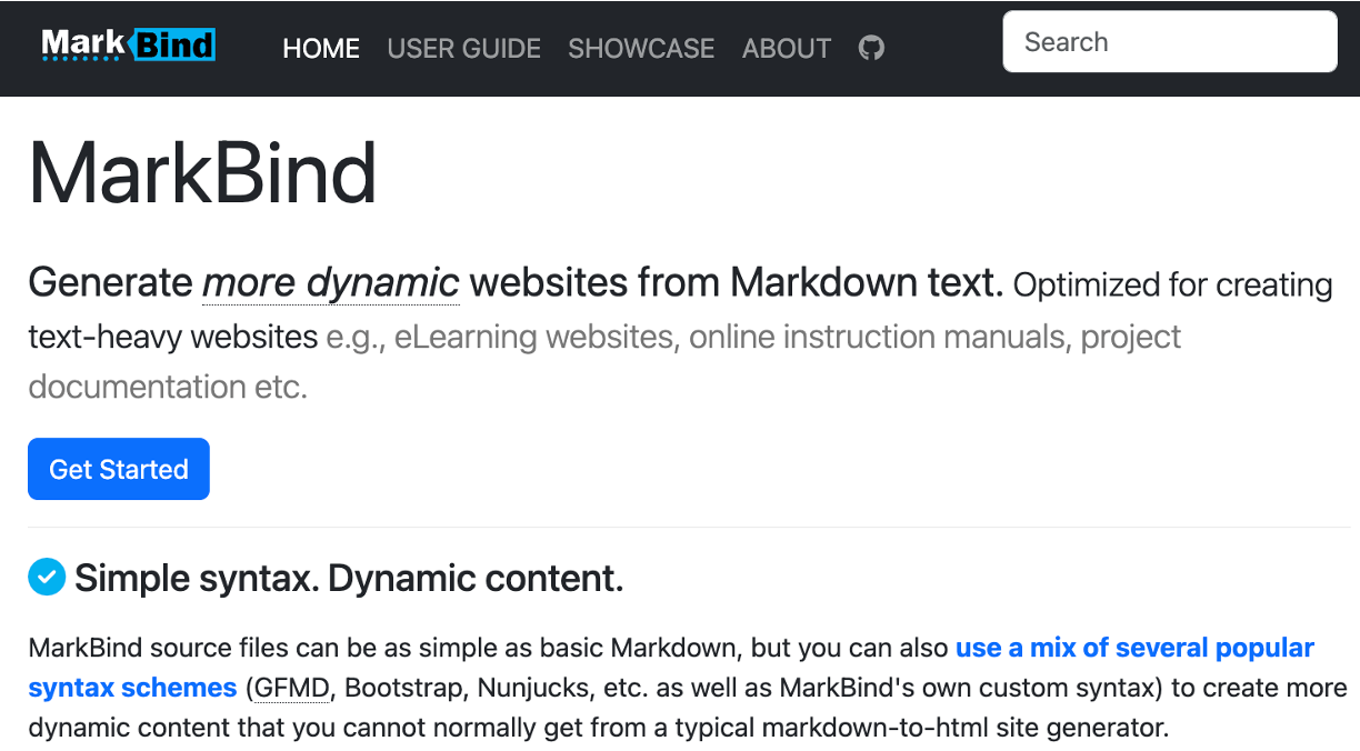 Markbind logo